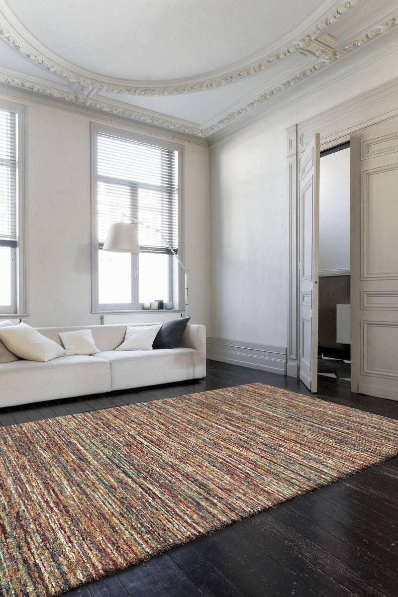 Mehari Heathered Plain Terracotta Rug