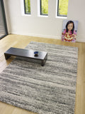 Mehari Horizon Stripe Grey Rug