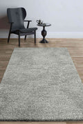 Mehari Mottled Plain Silver Rug