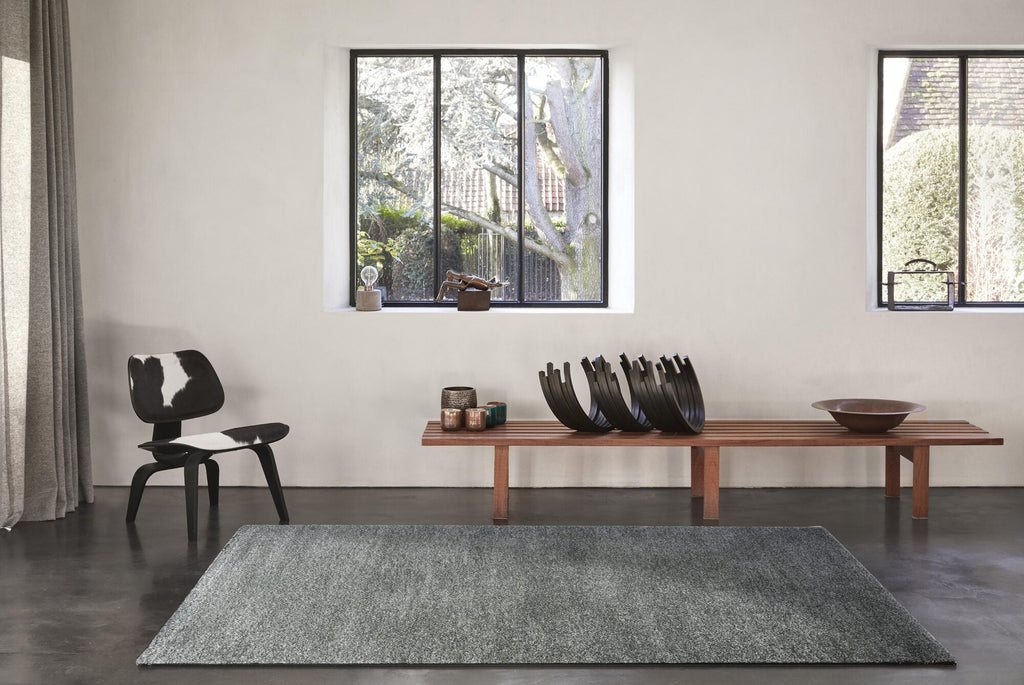 Mehari Heather Plain Green Rug