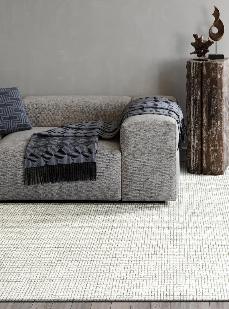 Oslo Linen Plain Cream Rug