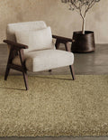 Twilight Shaggy Plain Gold Rug