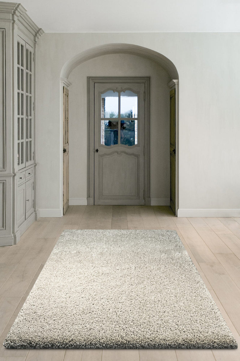 Twilight Shaggy Plain Grey Rug