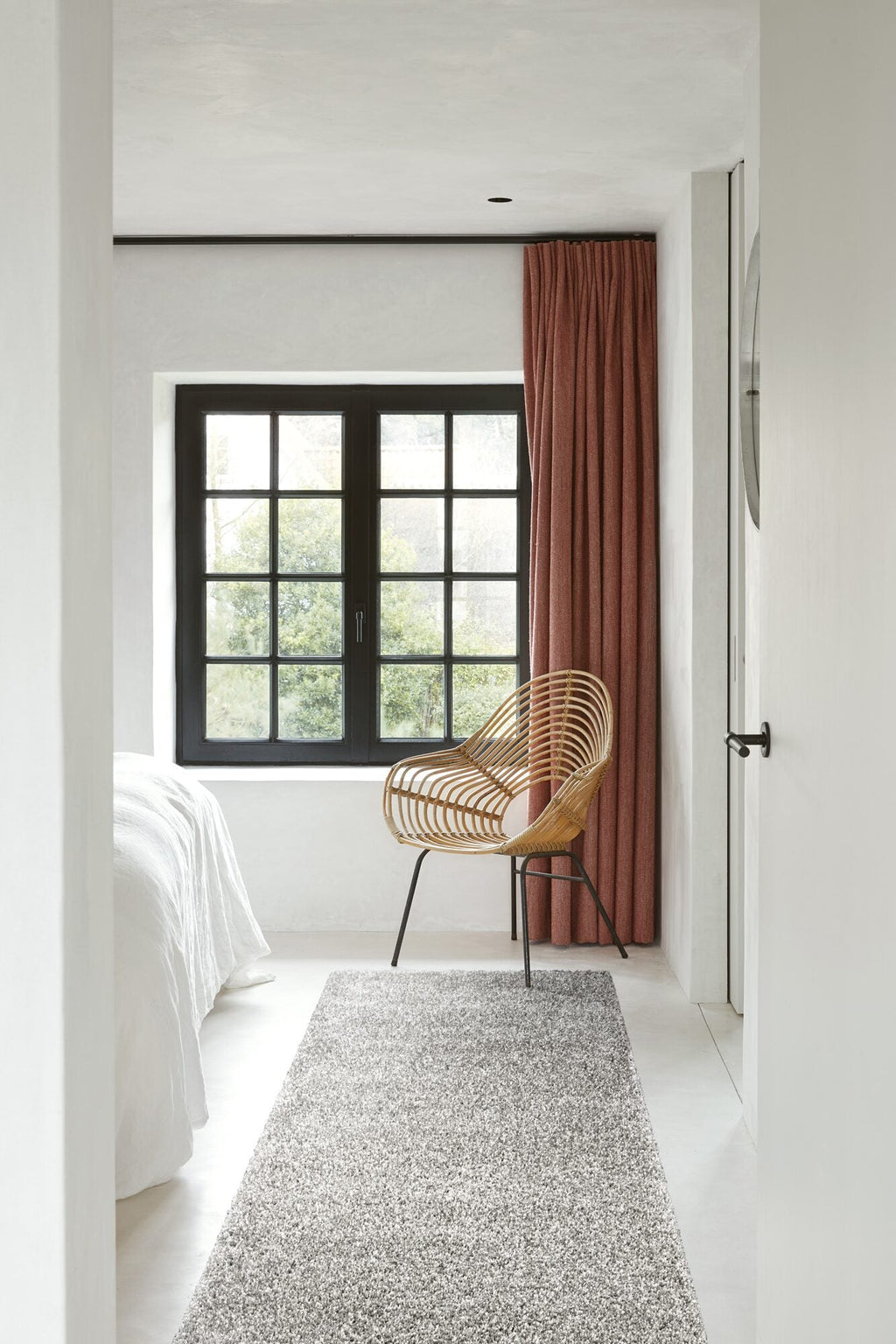 Twilight Shaggy Plain Green Rug