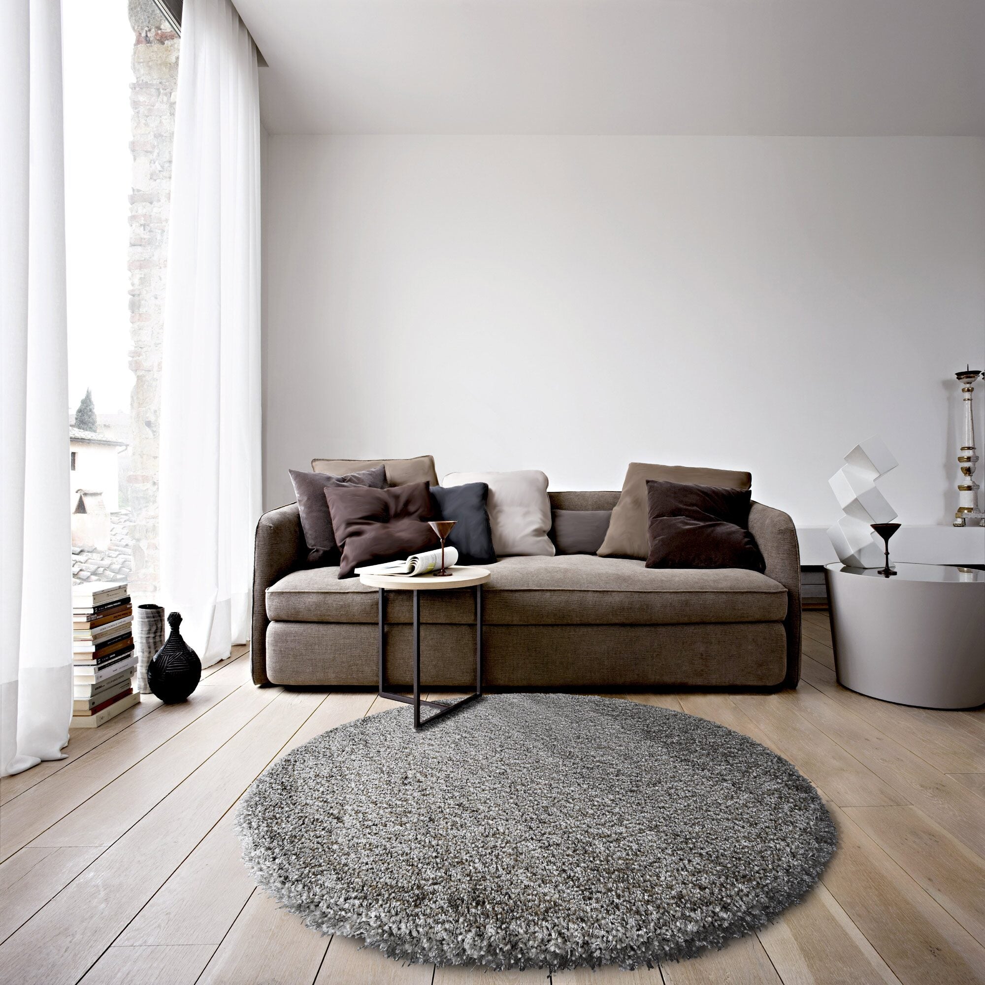 Twilight Shaggy Plain Multi Rug