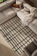 Twilight Berber Grid Green Rug