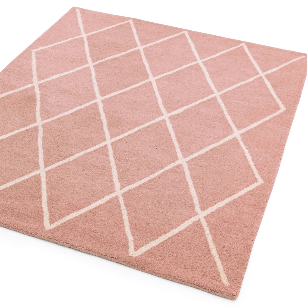 Albany Diamond Pink Rug