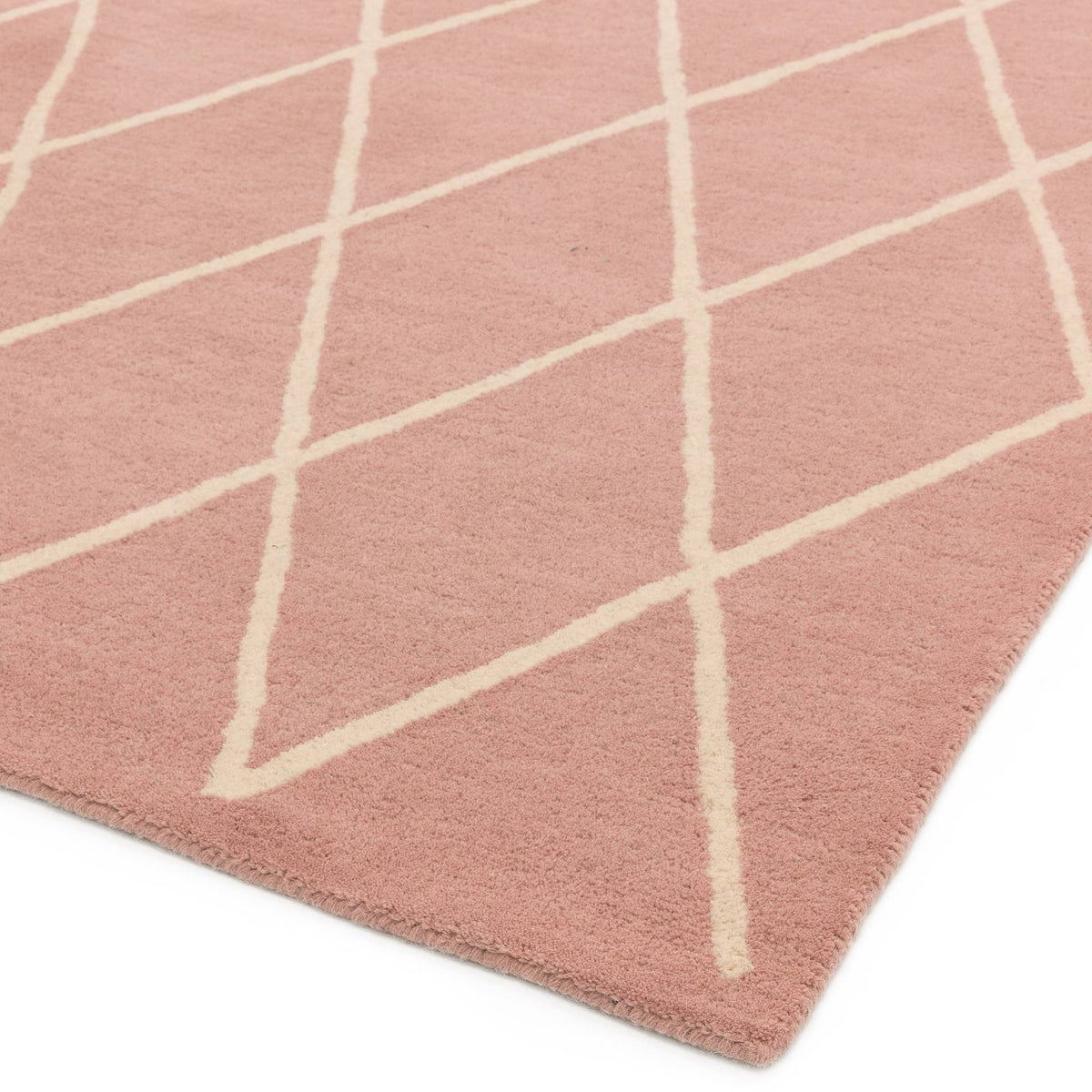 Albany Diamond Pink Rug