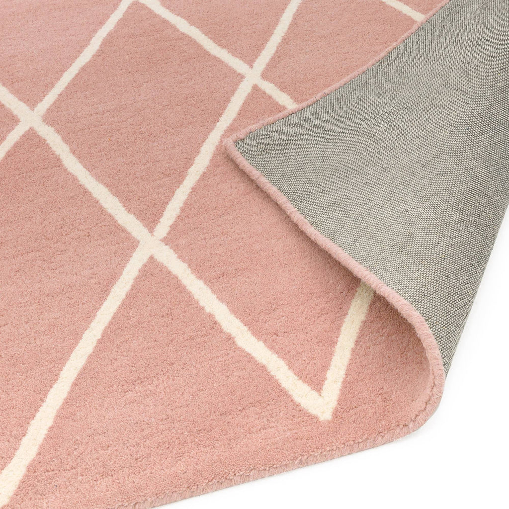 Albany Diamond Pink Rug