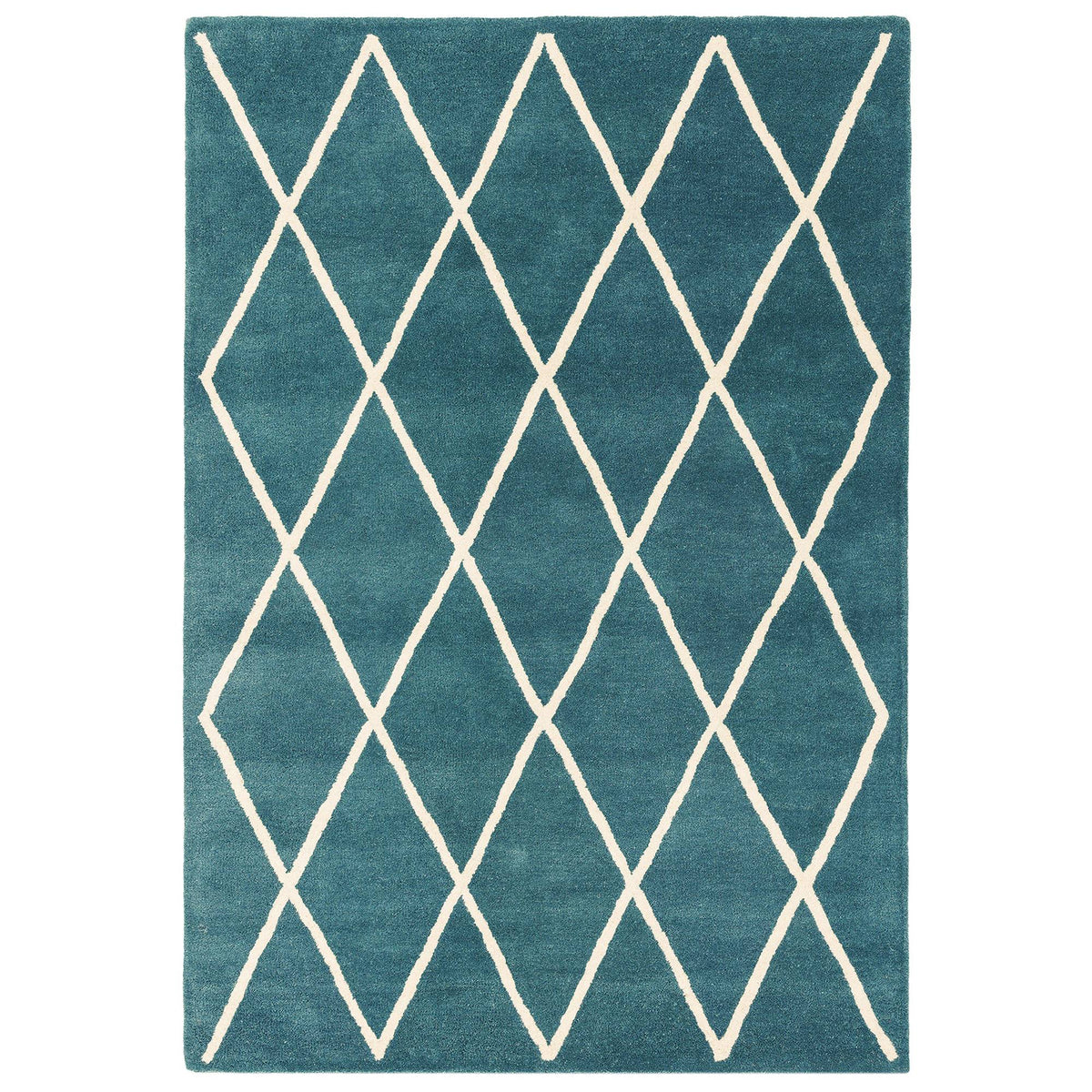 Albany Diamond Teal Rug