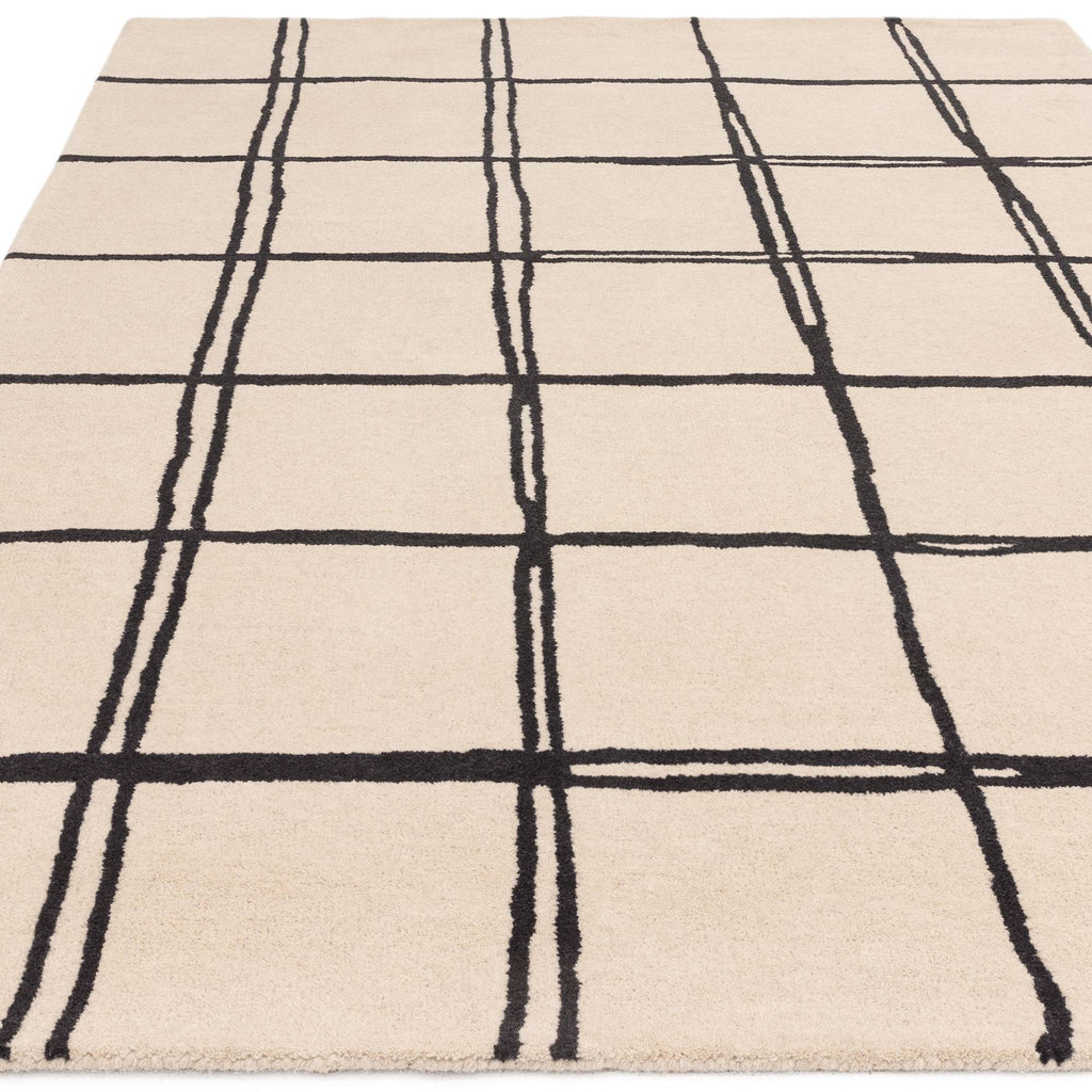 Albany Grid Monochrome Rug