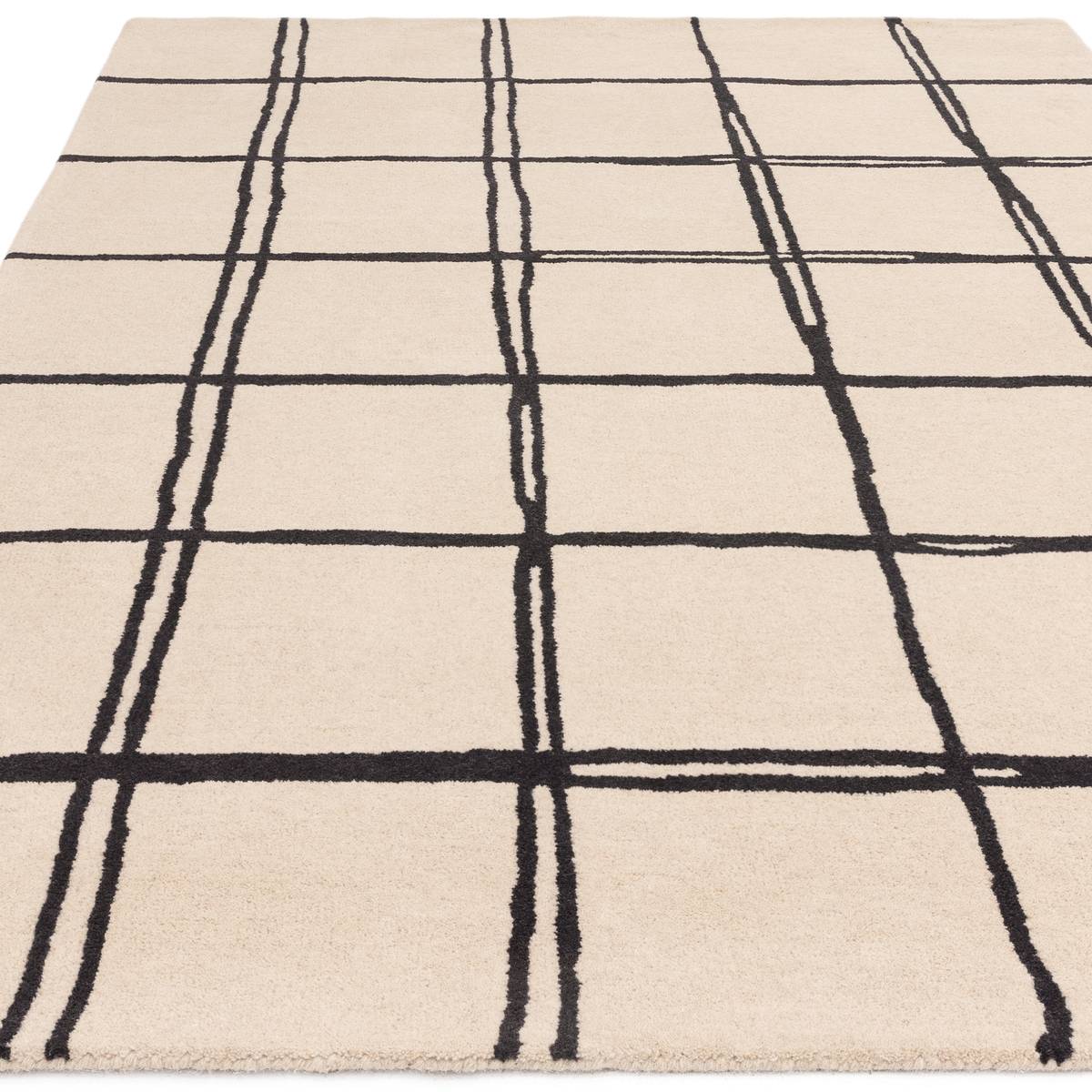 Albany Grid Monochrome Rug