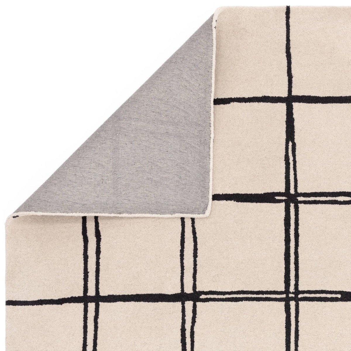 Albany Grid Monochrome Rug