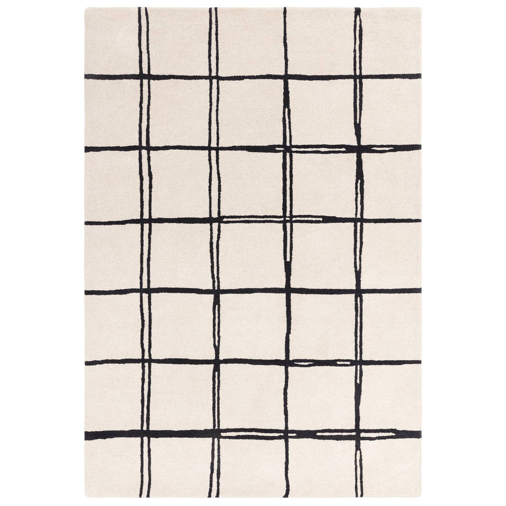 Albany Grid Monochrome Rug