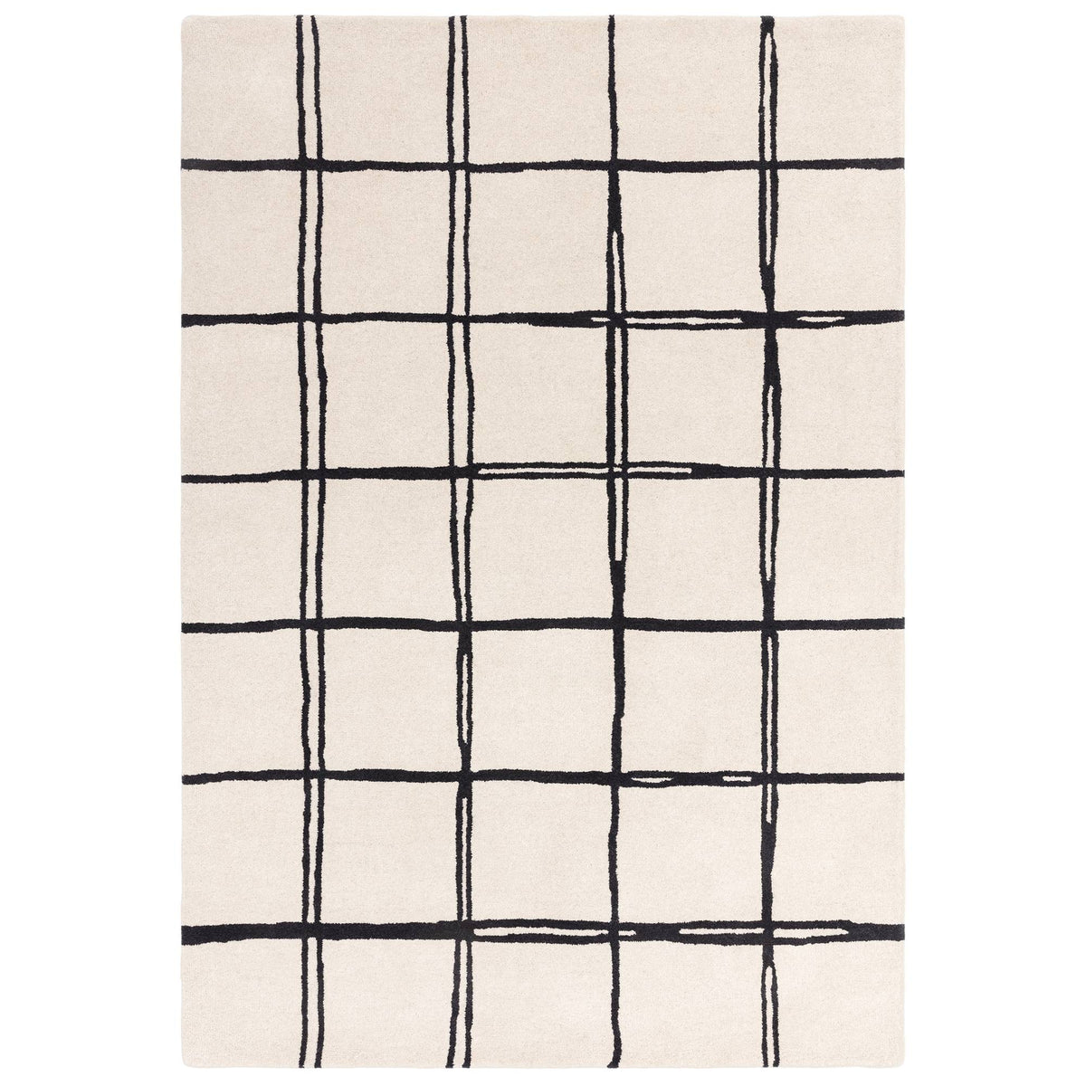 Albany Grid Monochrome Rug