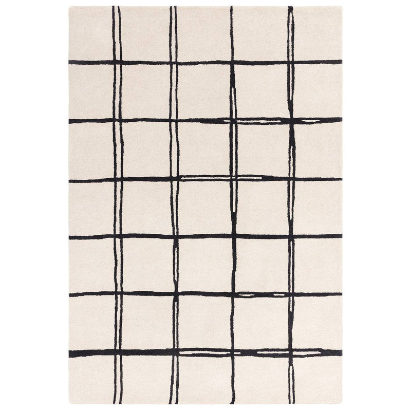 Albany Grid Monochrome Rug