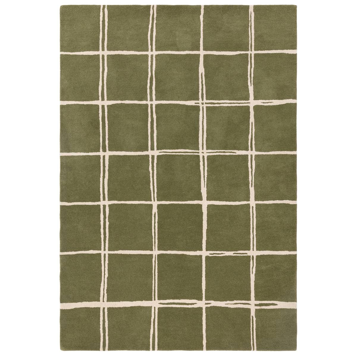 Albany Grid Olive Rug