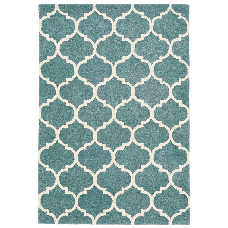 Albany Ogee Duck Egg Rug