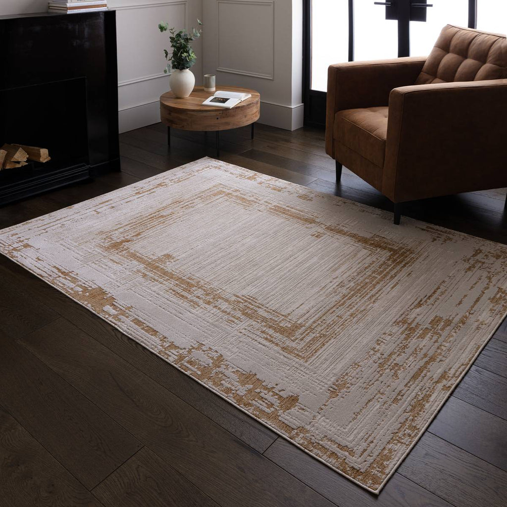 Anders Frame Gold Rug