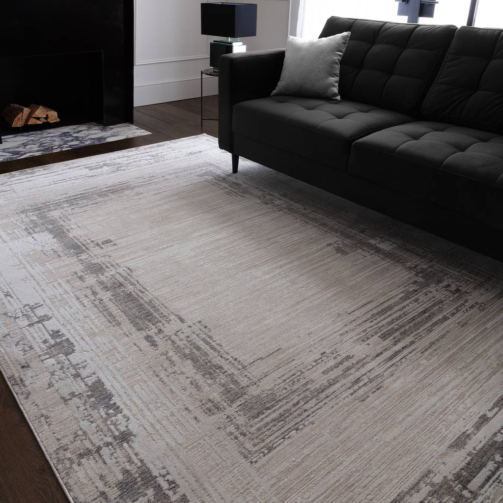 Anders Frame Grey Rug