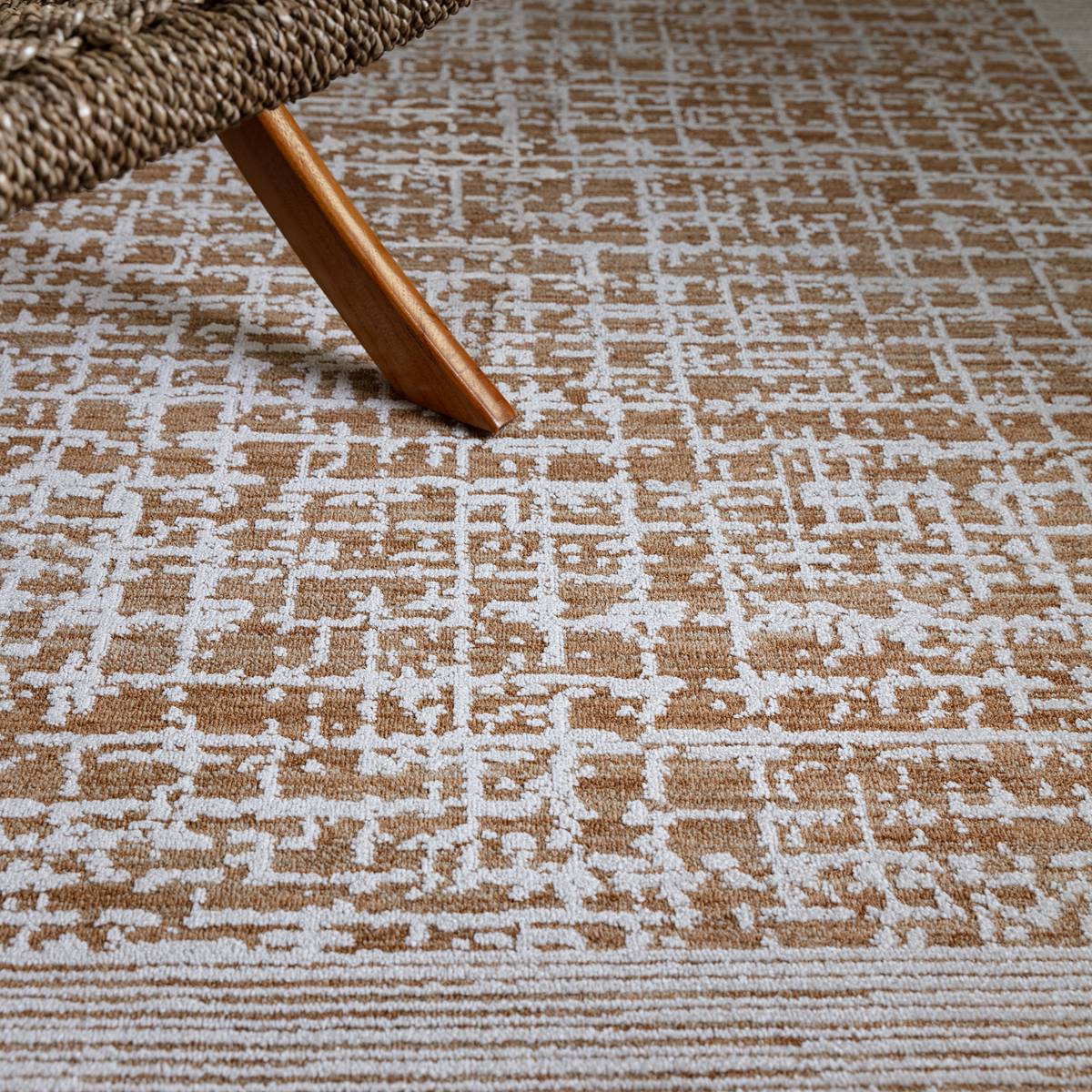Anders Crosshatch Natural Rug