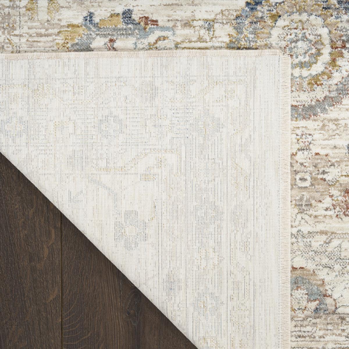 Antique Fusion Botanical Ivory Multicolour Rug