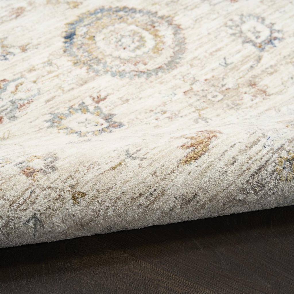 Antique Fusion Botanical Ivory Multicolour Rug