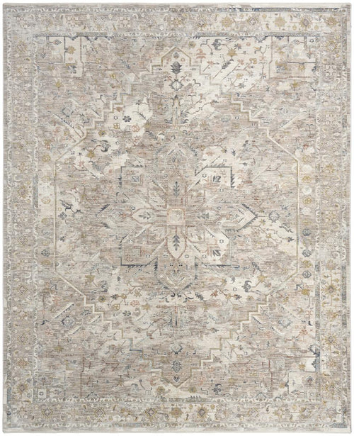 Antique Fusion Faded Ivory Multicolour Rug
