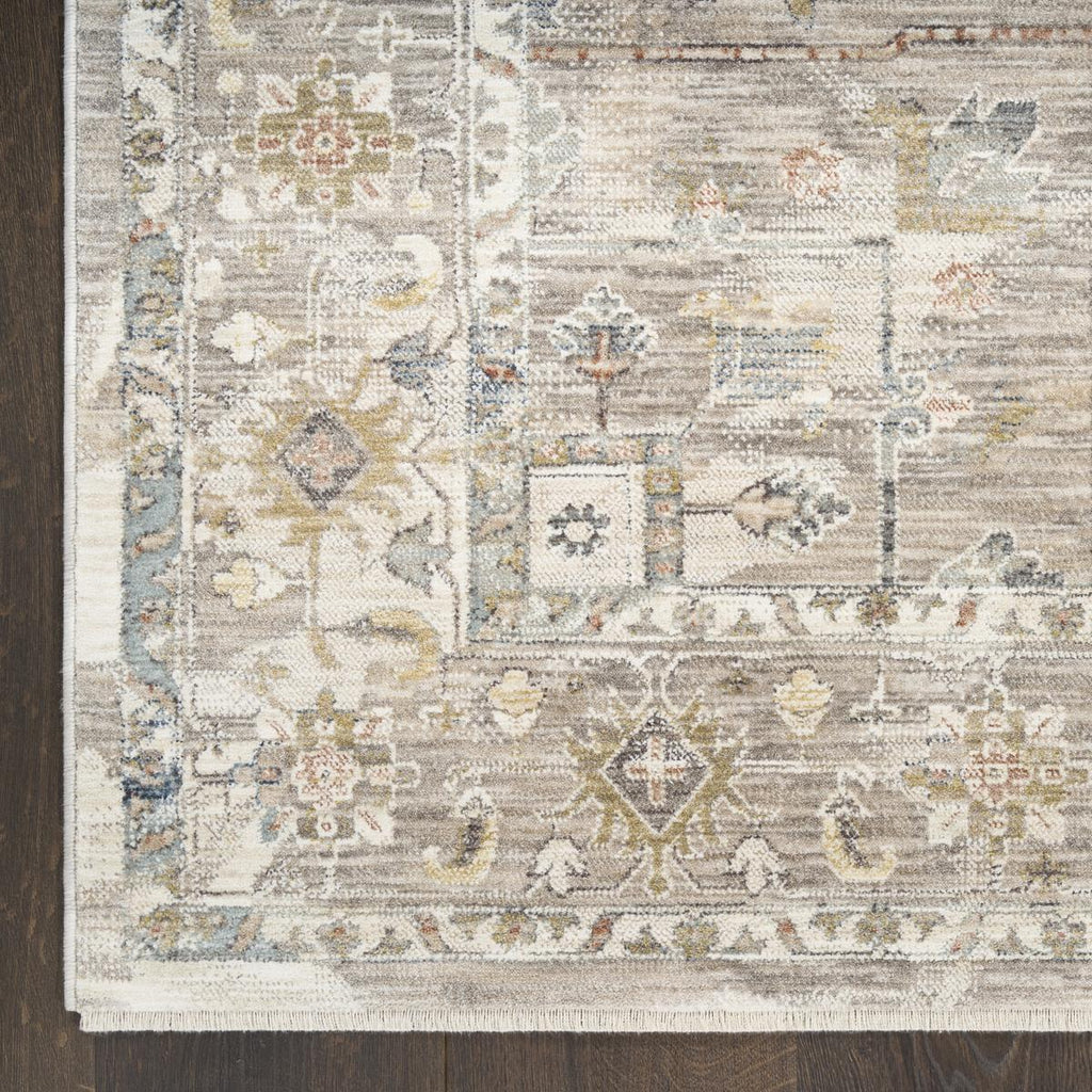 Antique Fusion Faded Ivory Multicolour Rug