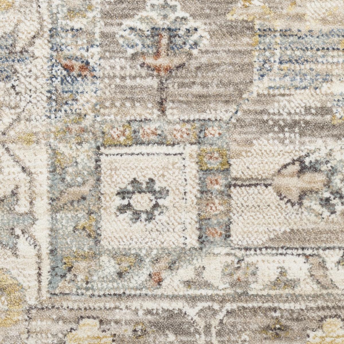 Antique Fusion Faded Ivory Multicolour Rug
