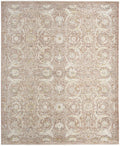 Antique Fusion Floral Lattice Brick Rug