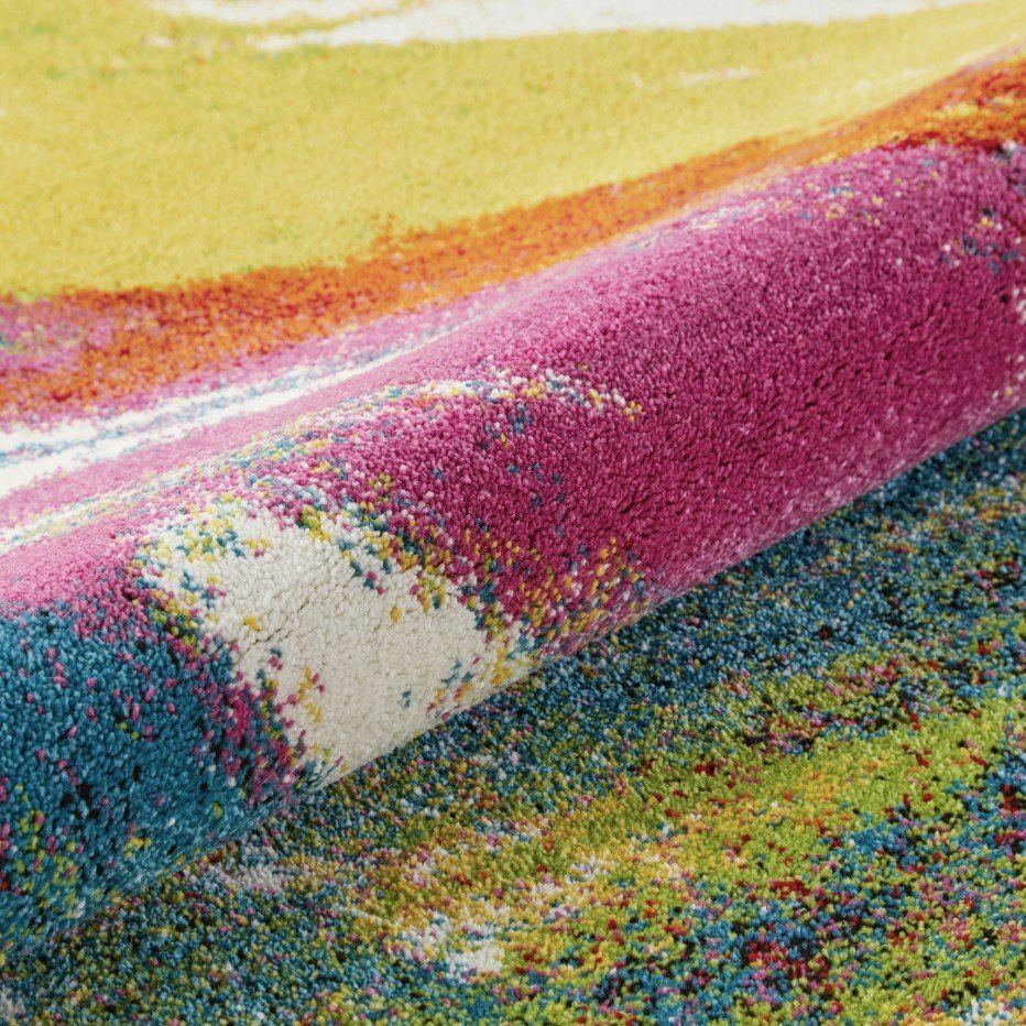 Art Brushstroke Multicolour Rug