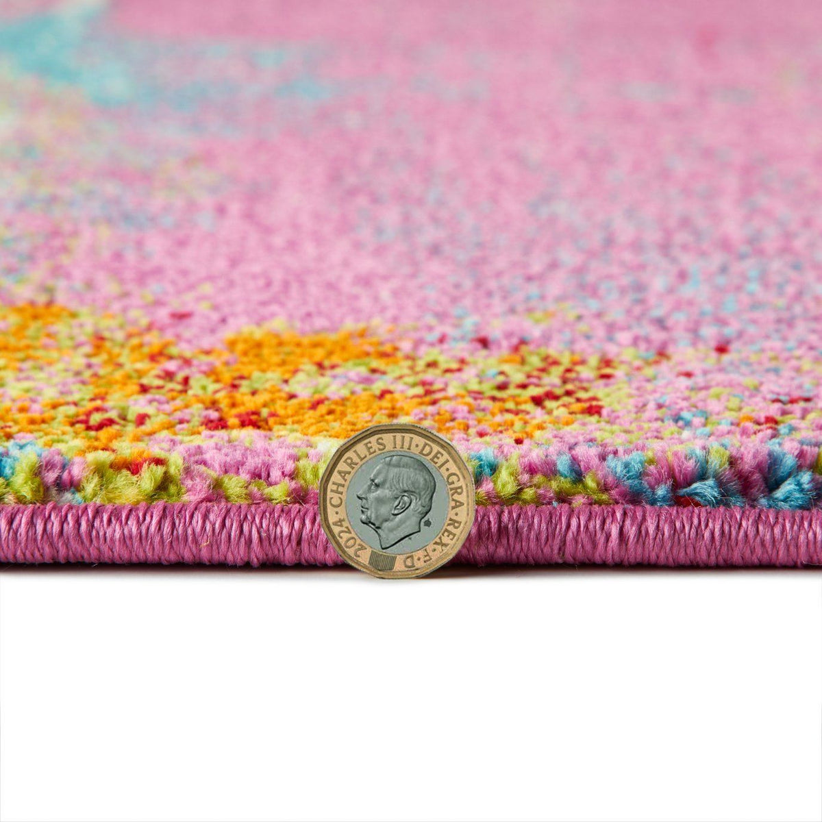 Art Brushstroke Multicolour Rug
