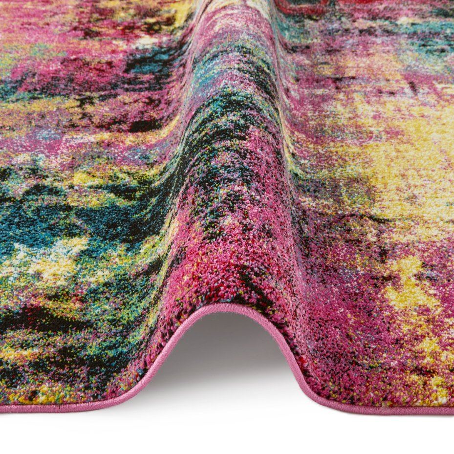 Art Colour Wash Multicolour Rug