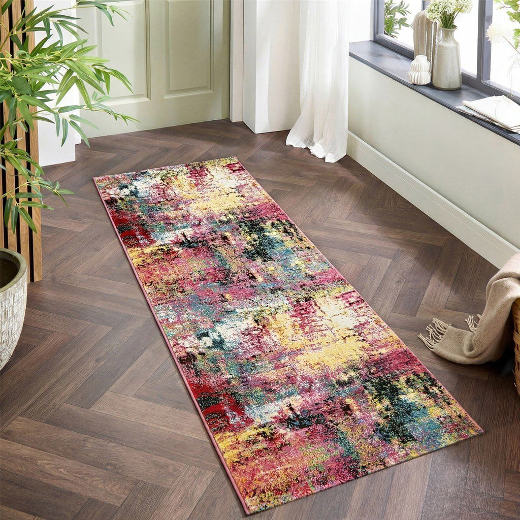 Art Colour Wash Multicolour Rug
