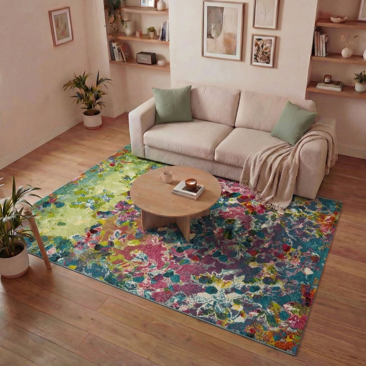Art Mosaic Multicolour Rug