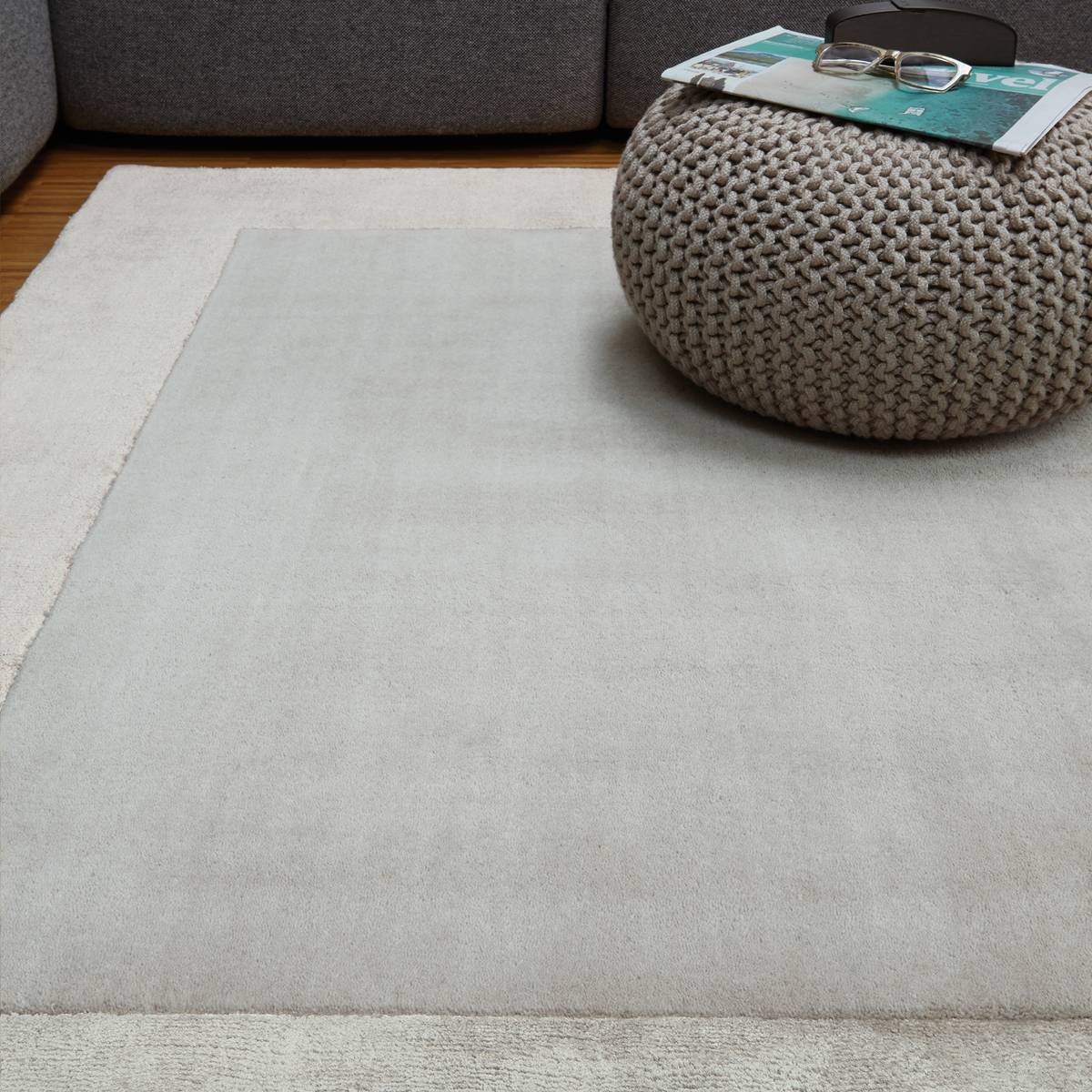 Ascot Silver Rug
