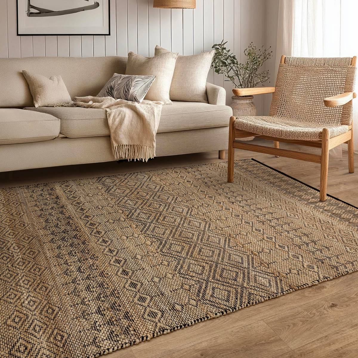 Asher Black Rug