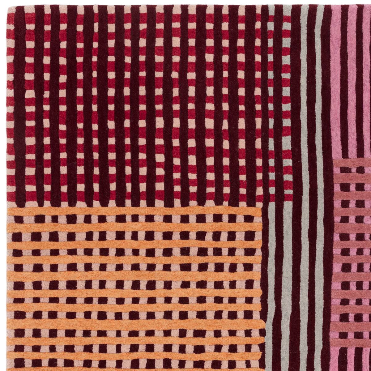 Aspect Red Multi Rug