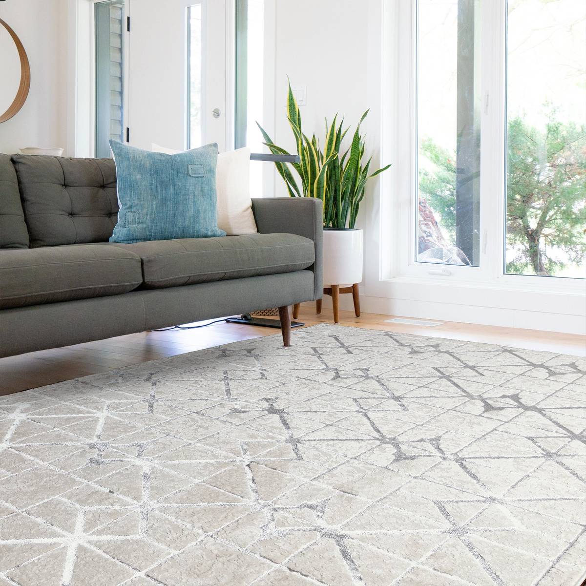 Aurora Lattice Rug