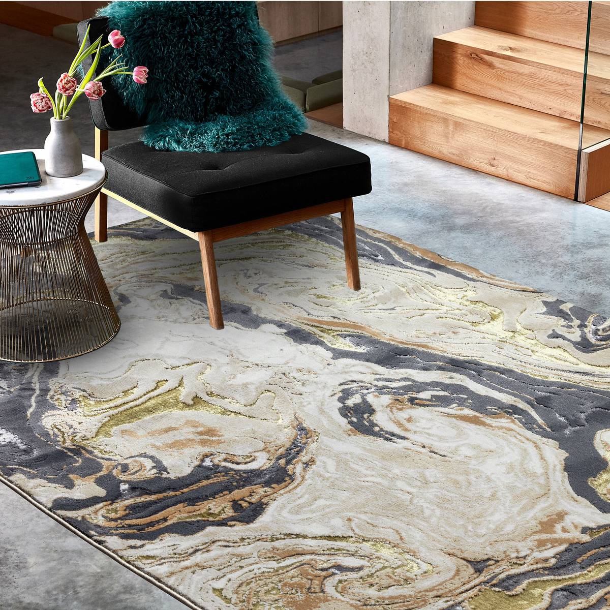 Aurora Marble Rug