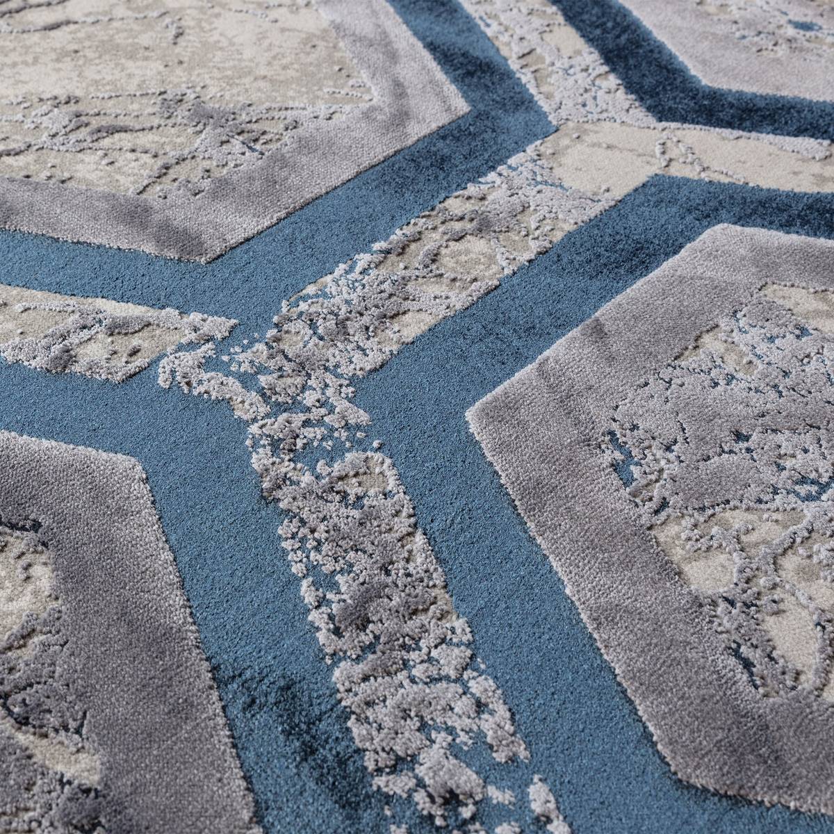 Aurora Hexagon Rug