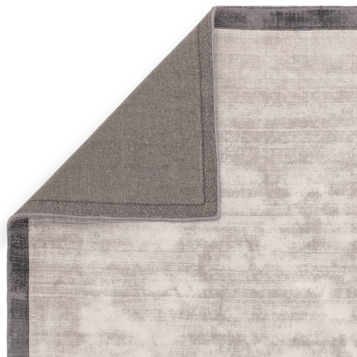 Blade Border Silver Grey Rug