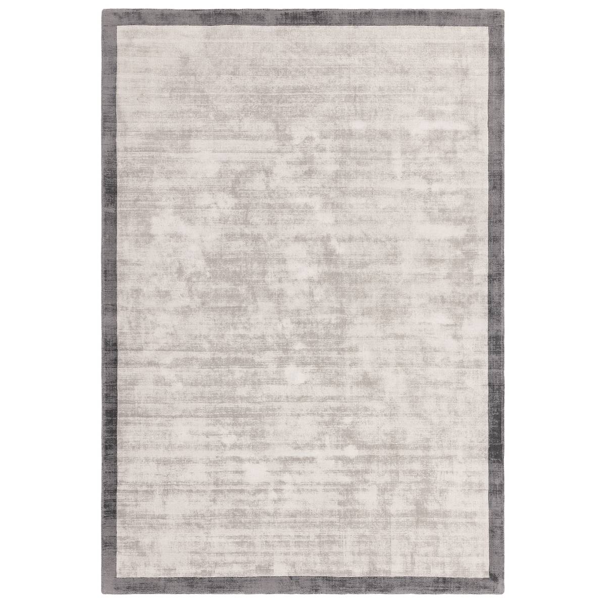 Blade Border Silver Grey Rug