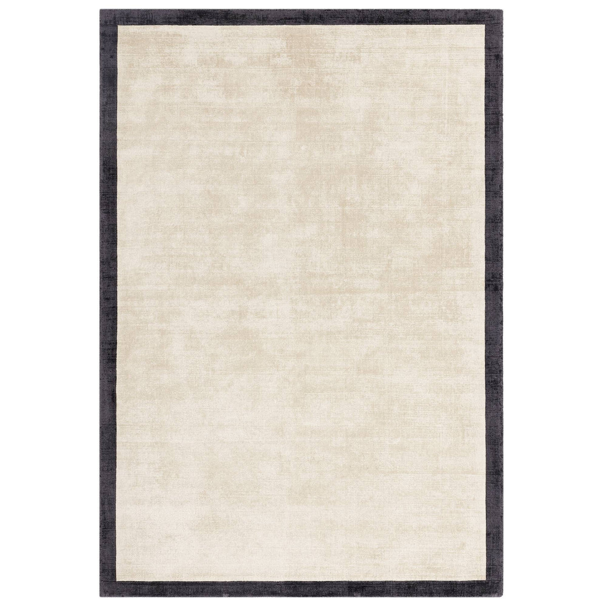 Blade Border Putty Charcoal Rug
