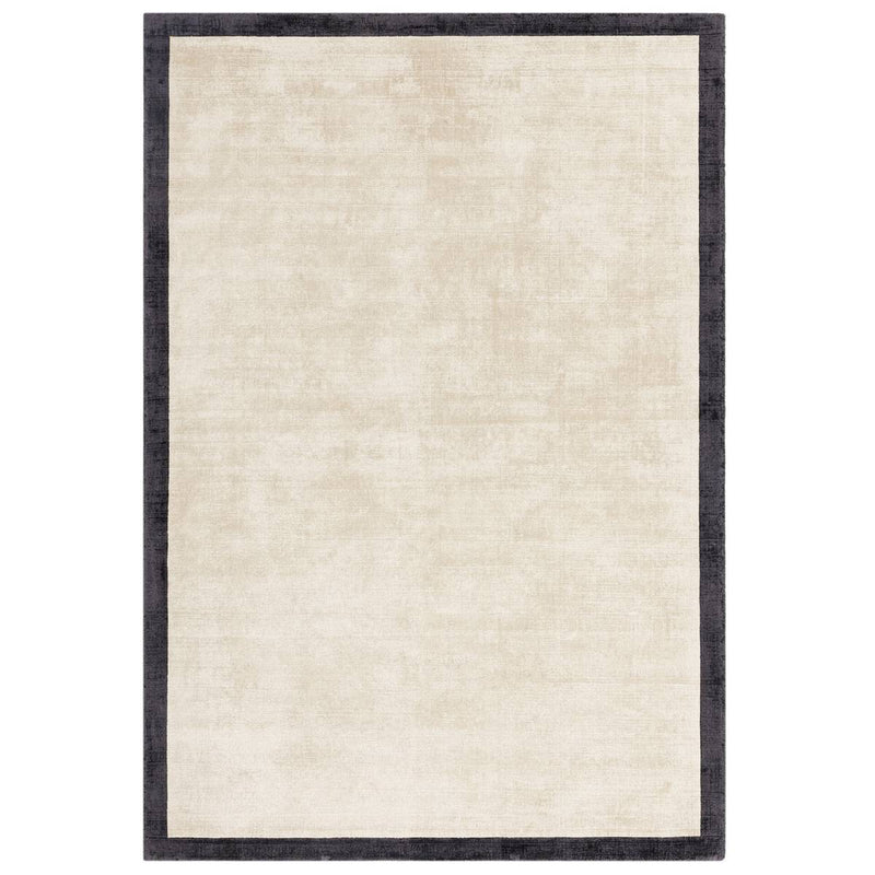 Blade Border Putty Charcoal Rug