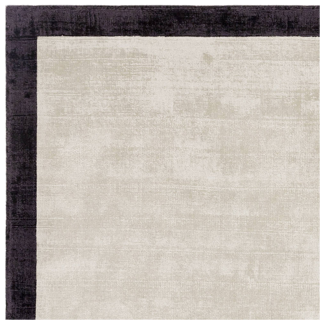 Blade Border Putty Charcoal Rug