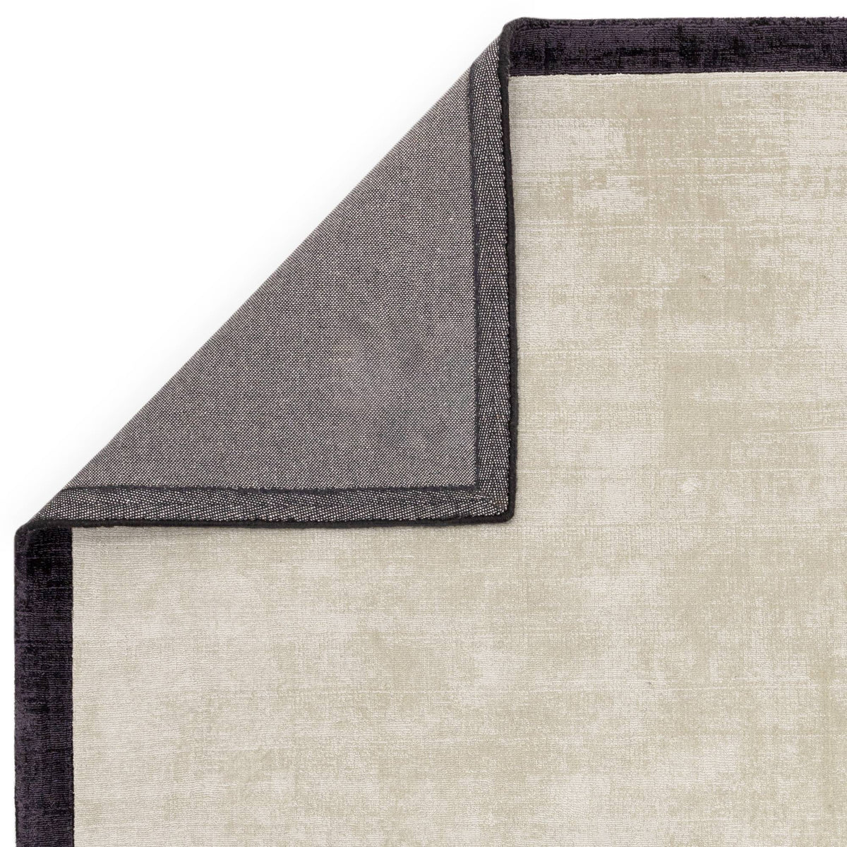 Blade Border Putty Charcoal Rug