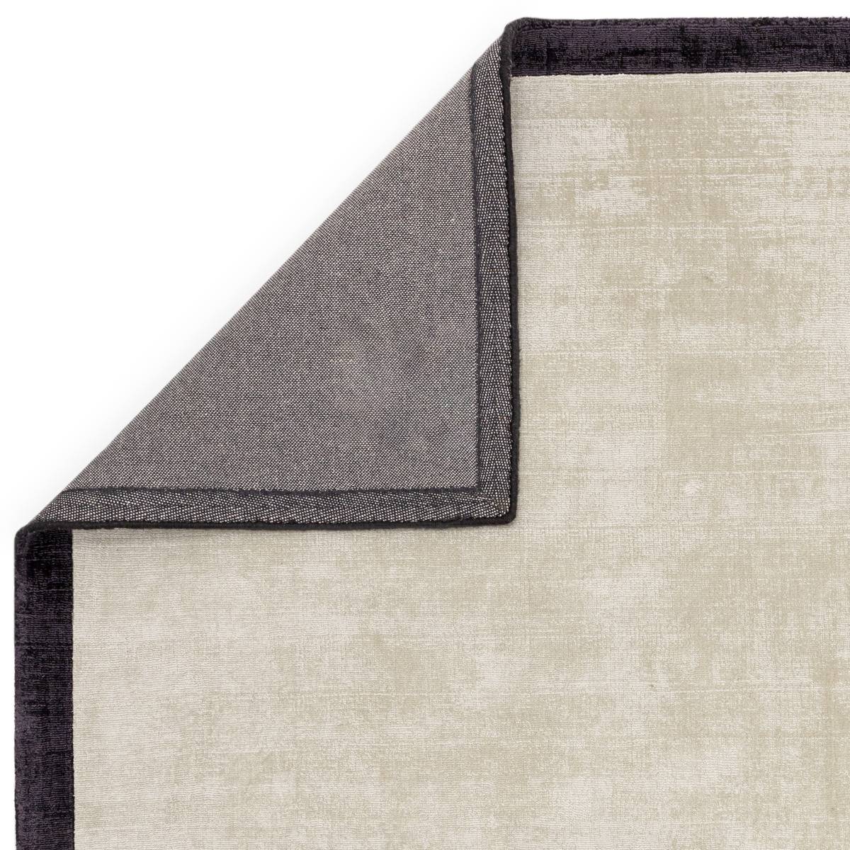 Blade Border Putty Charcoal Rug