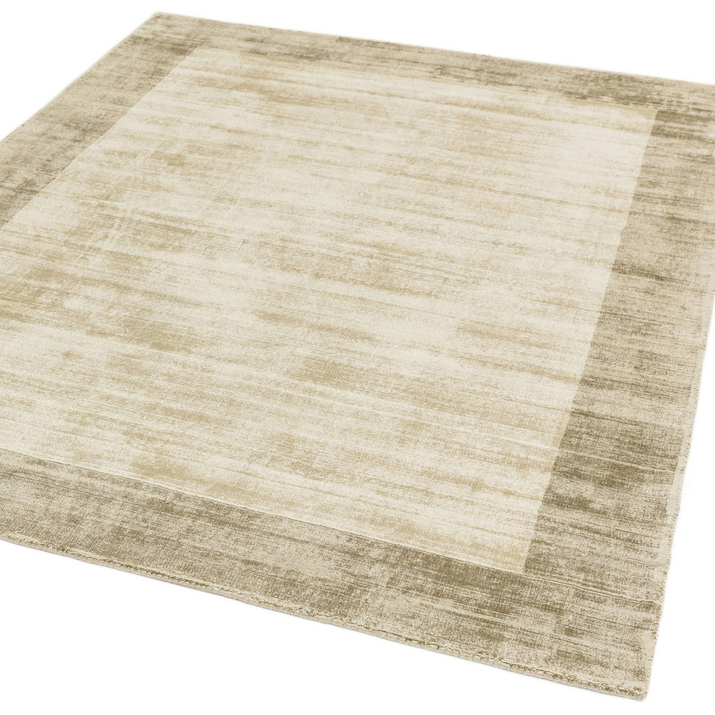 Blade Border Smoke Putty Rug